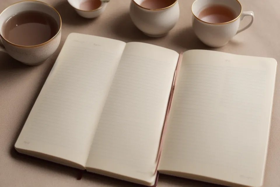 Comunicación práctica semanal: mano escribiendo reflexiones despacio en una libreta con luz natural
