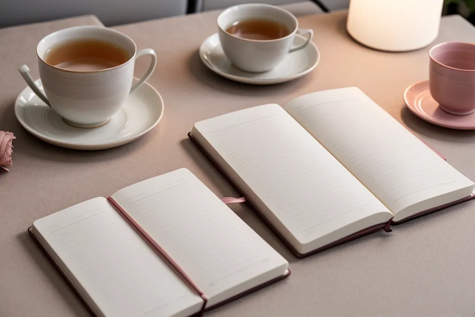 Cuaderno y bolígrafo para practicar comunicación asertiva antes de una llamada con un cliente